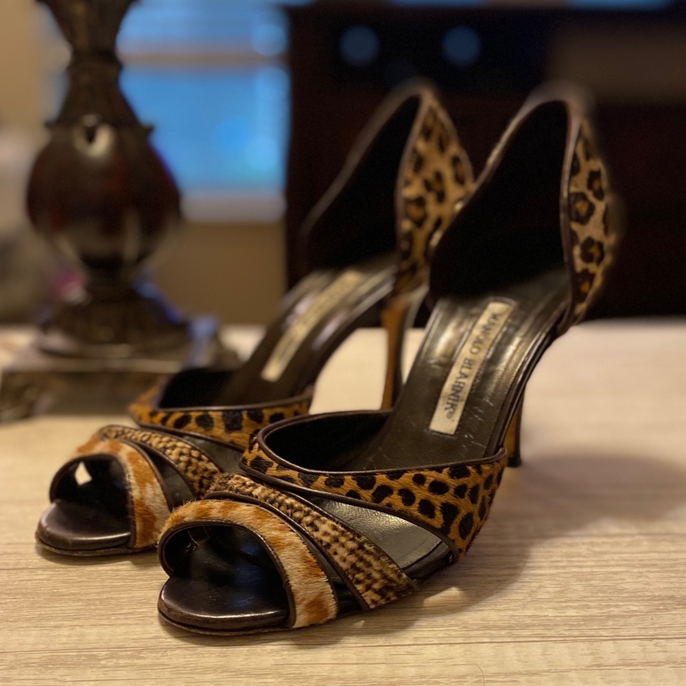 Manolo Blahnik Pony Hair D'Orsay